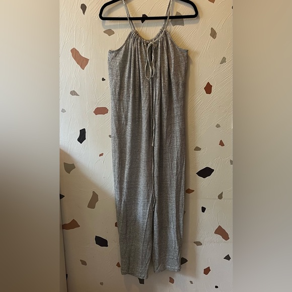 Hatch Maternity Striped Linen Morgana Jumpsuit size 3 (L/XL) - Picture 8 of 12